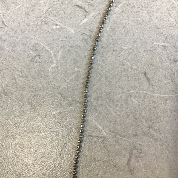 Delicate Necklace with Dangling Beaded Pendant - Picture 7 of 11